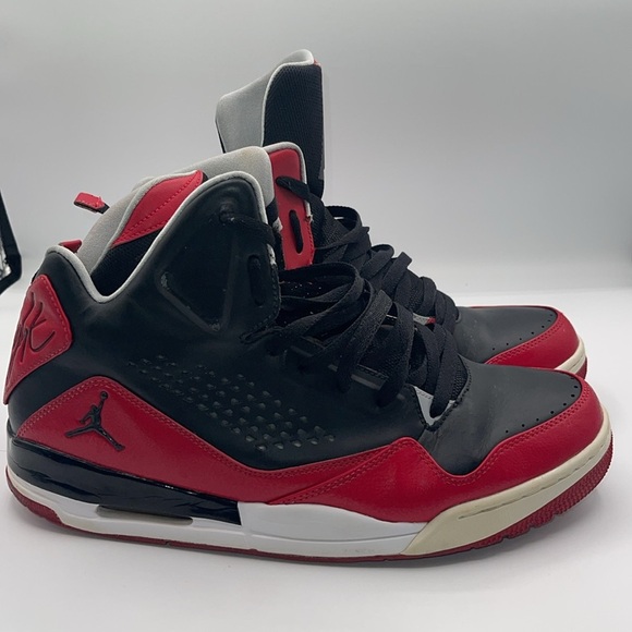 Nike Basketball Shoes Men's 13 Red Air Jordan SC-3 Flight Sneakers Red black - Picture 3 of 6